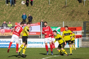 VfB  Homberg vs. Rot-Weiss Essen Spielfotos 12-02-2022