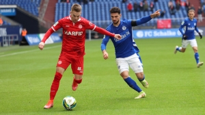 Luca Dürholtz Schalke 04 U23 vs. Rot-Weiss Essen Spielfotos 26-02-2022