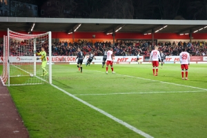 RWE Torujubel zum 2:3 beim SC Fortuna Köln 16-03-2022