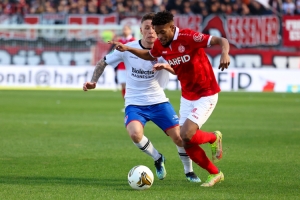 Isiah Young Rot-Weiss Essen vs. KFC Uerdingen Spielfotos 19-03-2022