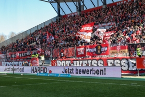 Rot-Weiss Essen Fankurve 19-03-2022