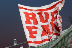 Fahne Rude Fans in Ahlen 2022 