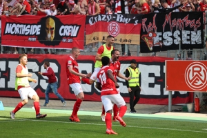 Simon Engelmann Torjubel Aufstiegsspiel vs. Rot Weiss Ahlen 14.05.2022