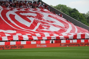 Choreo Rot-Weiss EssenFans gegen Rot Weiss Ahlen 14.05.2022