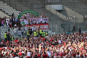 Rot-Weiss Essen Siegerehrung, Aufstieg 3. Liga 14.05.2022
