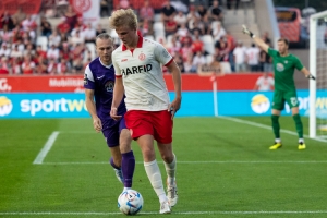 Felix Götze Rot-Weiss Essen vs. FC Erzgebirge Aue Spielfotos 02.09.2022