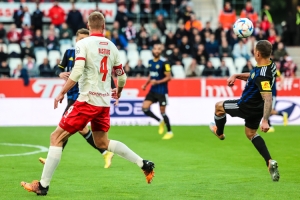 Felix Bastians, Tobias Jänecke Rot-Weiss Essen vs. 1. FC Saarbrücken Spielfotos 19.09.2022