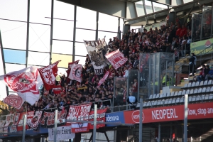 RWE-Fans in Freiburg: SC Freiburg II vs. Rot-Weiss Essen 09.10.2022