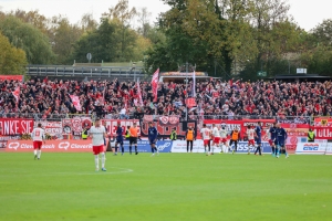 Felix Bastians Elfmeter Jubel VfB Oldenburg vs. Rot-Weiss Essen 06.11.2022