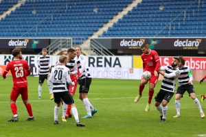SC Verl vs. Rot-Weiss Essen Spielszenen 21.01.2023