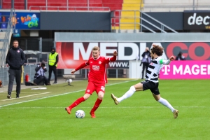 Meiko Sponsel, Mael Corboz SC Verl vs. Rot-Weiss Essen 21.01.2023
