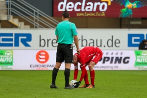 Felix Bastians Elfmeter SC Verl vs. Rot-Weiss Essen 21.01.2023