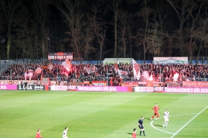Pyroshow Rot-Weiss Essen Fans in Köln 13.02.2023