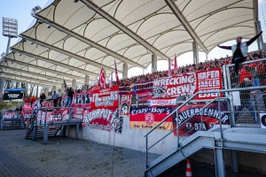 Rot-Weiss Essen Fans in Saarbrücken 18.03.2023