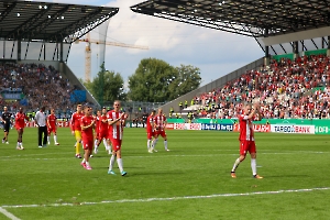 Rot-Weiss Essen Spieler nach Hamburger SV 13.08.2023