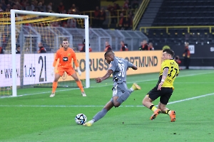 Isaiah Young, Patrick Göbel Borussia Dortmund U23 vs. Rot-Weiss Essen 13.10.2023
