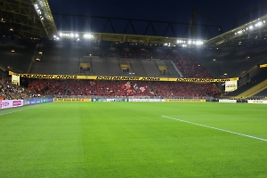 RWE Fans in Dortmund Gästetribüne