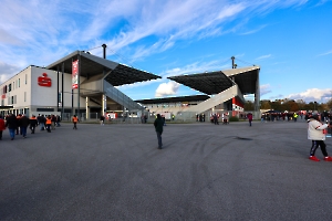 Stadion an der Hafenstraße Außenaufnahme