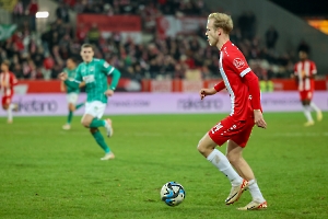 Lucas Brumme Rot-Weiss Essen vs. VfB Lübeck Spielfotos  15.12.2023