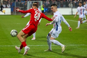Leonardo Vonic, Pepijn Schlösser KFC Uerdingen vs. Rot-Weiss Essen Spielfotos 06.03.2024