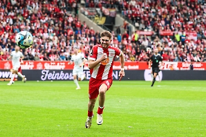 Leonardo Vonic Rot-Weiss Essen vs. FC Ingolstadt 04 Spielfotos 28.04.2024