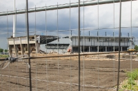 Abriss des Georg Melches Stadion Juni 2013