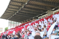 Choreo der Ultras Essen zum Abschied Georg Melches Stadion