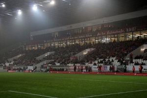 Haupttribüne Stadion Essen Oktober 2016