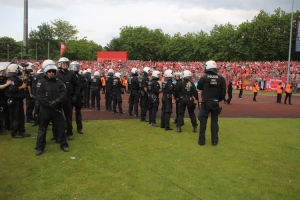 Polizeieinsatz Pokalfinale RWO gegen RWE