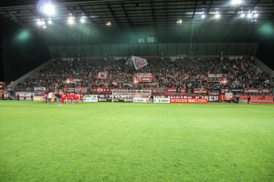 Rot-Weiss Essen Fans im Spiel gegen Bonner SC