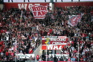 RWE Fans gegen Wiedenbrück