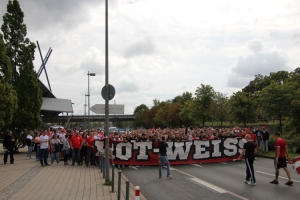 RWE Fans Marsch in Oberhausen 2019