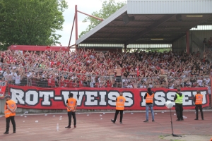 RWE Fans Support in Oberhausen