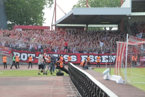 RWE Fans Support in Oberhausen