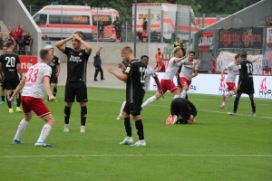 RWE Torjubel zum Siegtreffer gegen Köln 11. August 2019