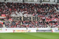 RWE Ultras Banner: Fxxx Dich DFB