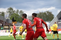 Spielszenen RWE gegen Aachen April 2016
