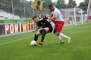 Spielszenen RWE gegen BVB 09 - 2:1 am 26.07.2019