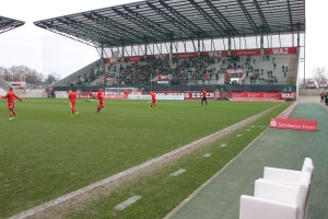 Spielszenen RWE gegen Düsseldorf 2017