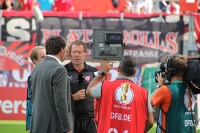 Sven Demandt RWE Trainer Interview DFB Pokal