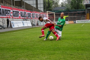 Isaiah Young RWO gegen RWE Niederrheinpokal Viertelfinale 12-05-2021 Spielszenen
