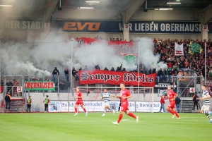 Pyro RWO Ultras Semper Fidelis gegen MSV Duisburg 23.09.2022