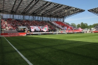 Choreo der RWO Fans beim Niederrheinpokalfinale 2015