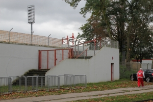 Niederrheinstadion Bau der Nordtribüne