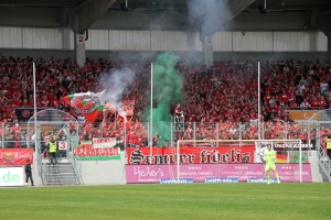 RWO Fans zünden Pyro im Saisonfinale 2019
