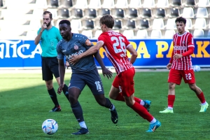 Mustafa Kourouma, Erik Oscar Wiklöf SC Freiburg II vs. Rot-Weiss Essen Spielfotos 09.10.2022
