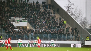 Preußen Münster Tor in Essen Spielfotos 20-02-2022
