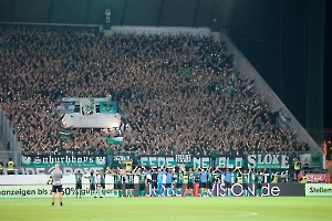 Preußen Münster Fans in Essen 27.08.2023