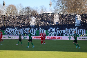 Preußen Münster Choreo gegen Essen 28.01.2024