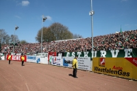 Fans von Preußen Münster gegen KSC